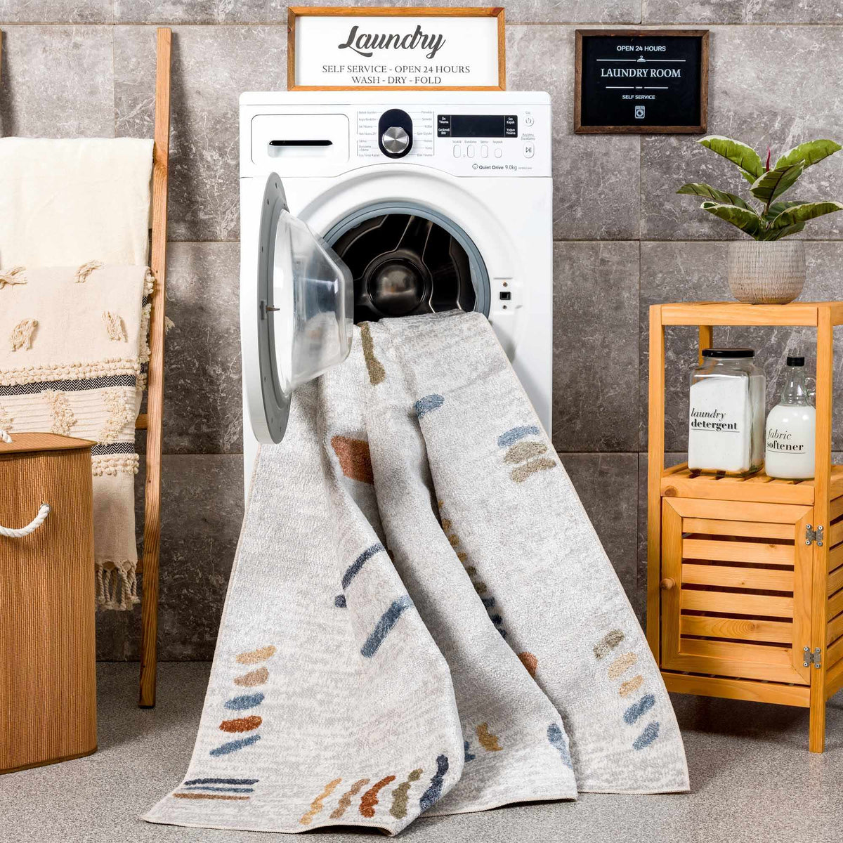 Arnon Modern Washable Rug
