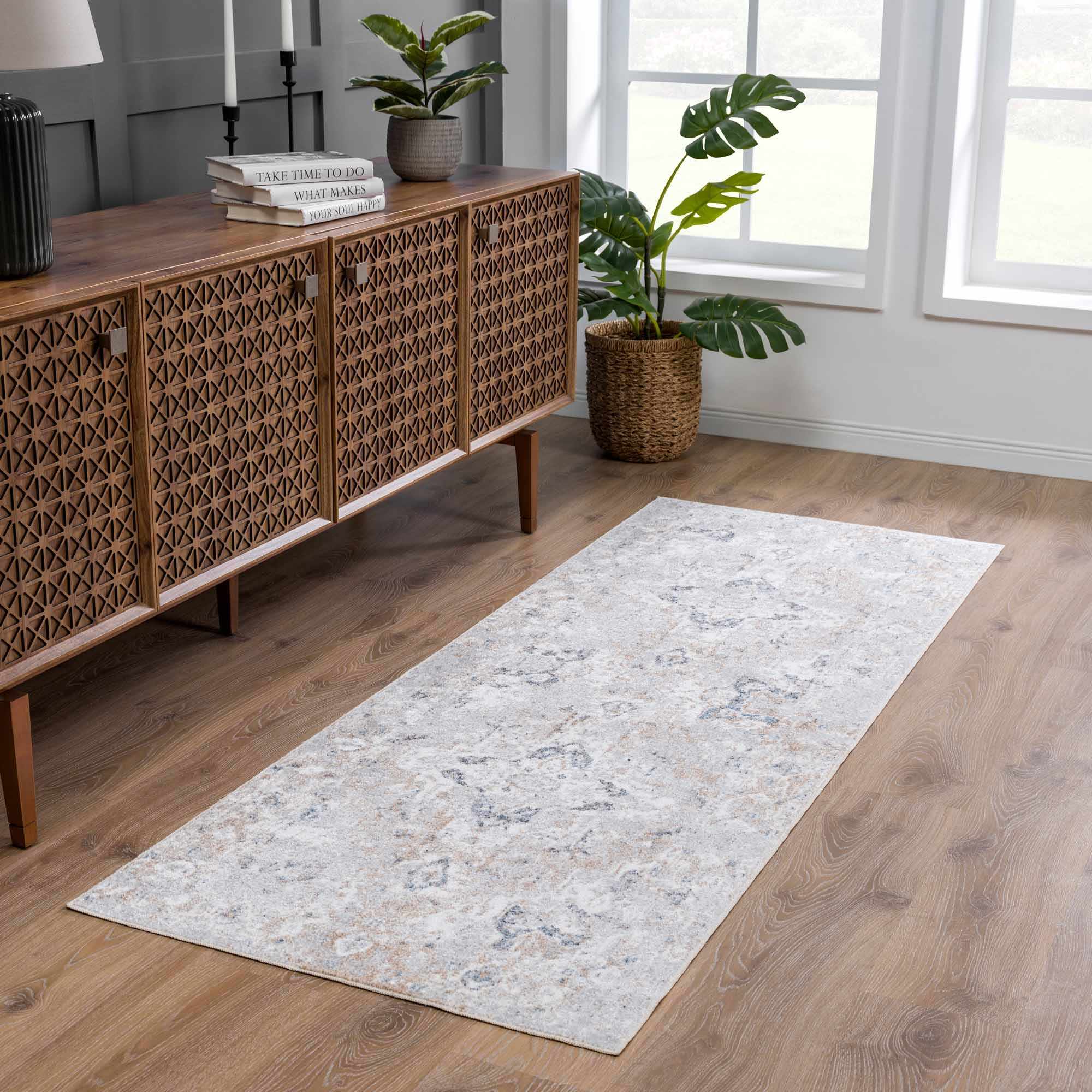 Dobry Flat Pile Washable Rug
