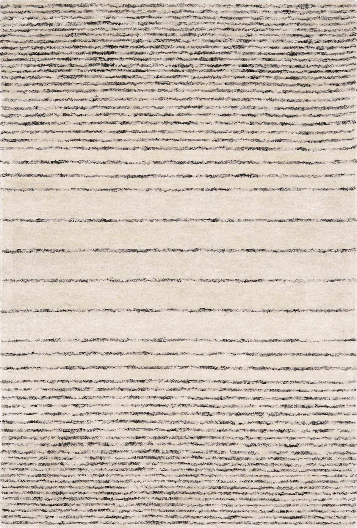 Ellisburg Striped Cream Faux Silk Rug - Clearance