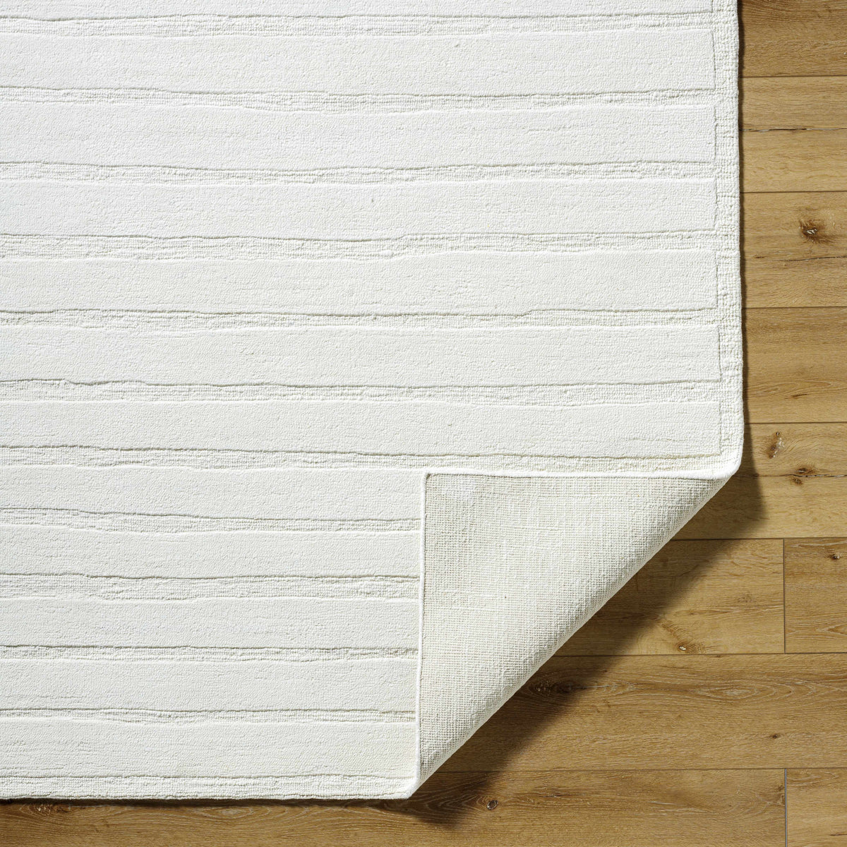 Aurex Cream Stepped Arch Art Deco Wool Handmade Area Rug - Clearance