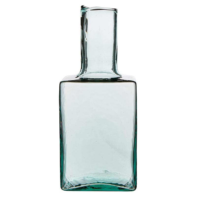 Hammered Glass Bottle & Glass Decanter