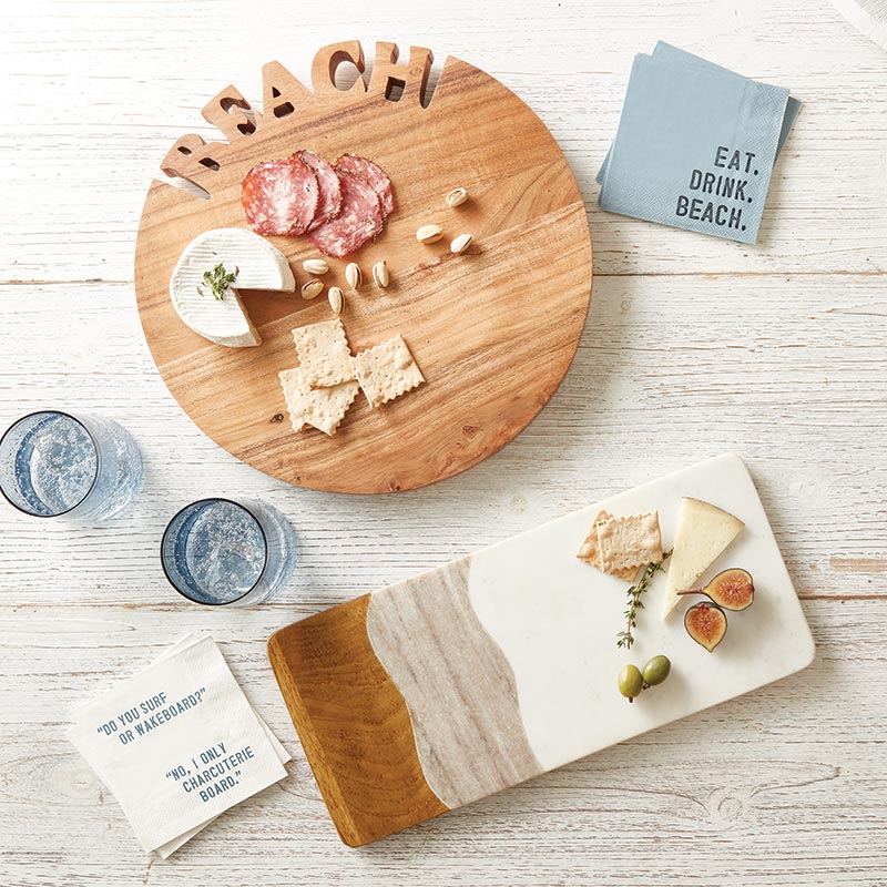 Face to Face Cutting Board - Beach