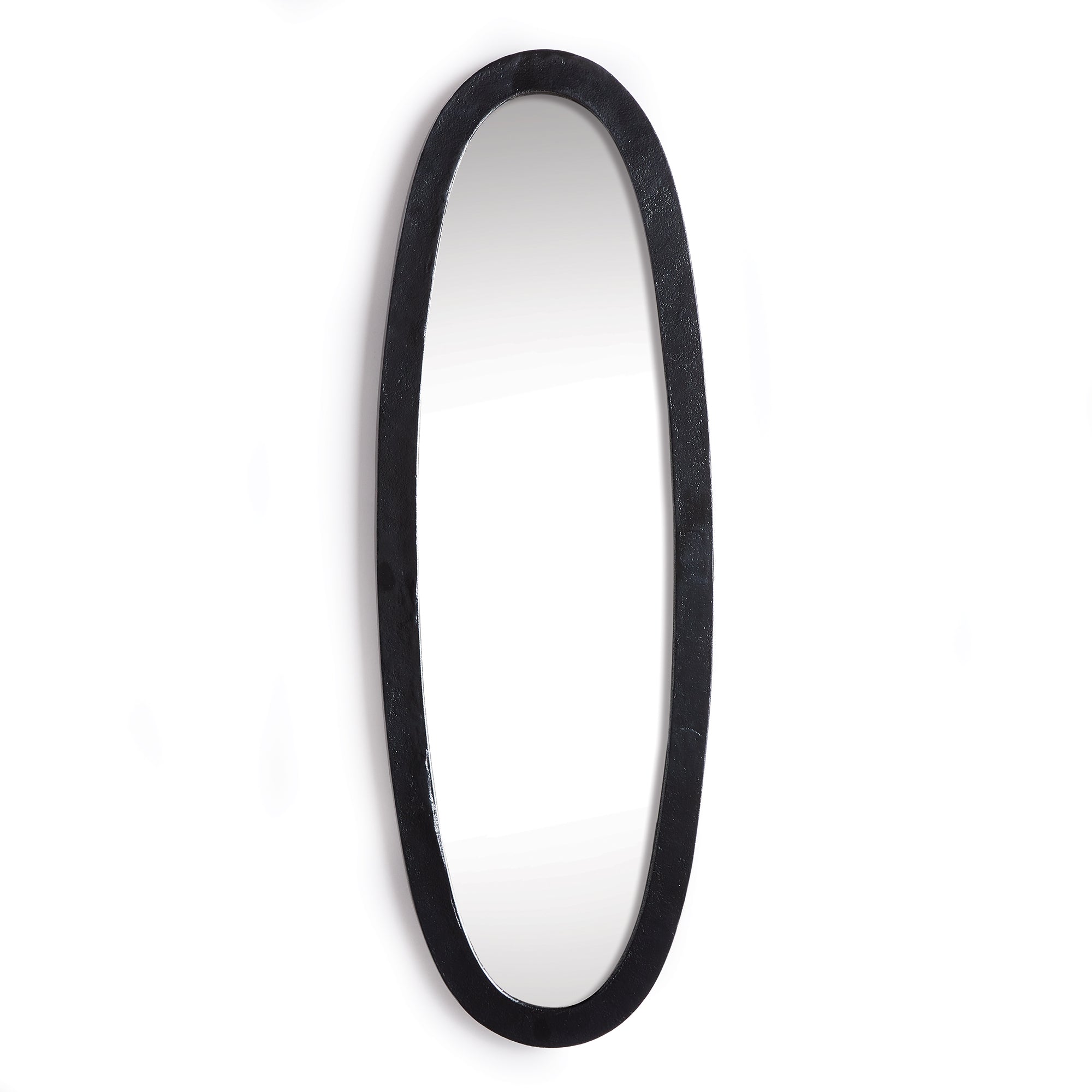 Lamelle Oval Mirror- Black