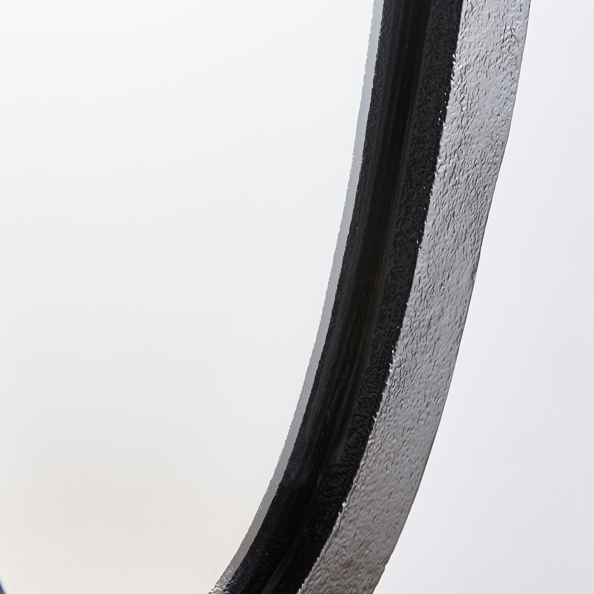 Lamelle Oval Mirror- Black