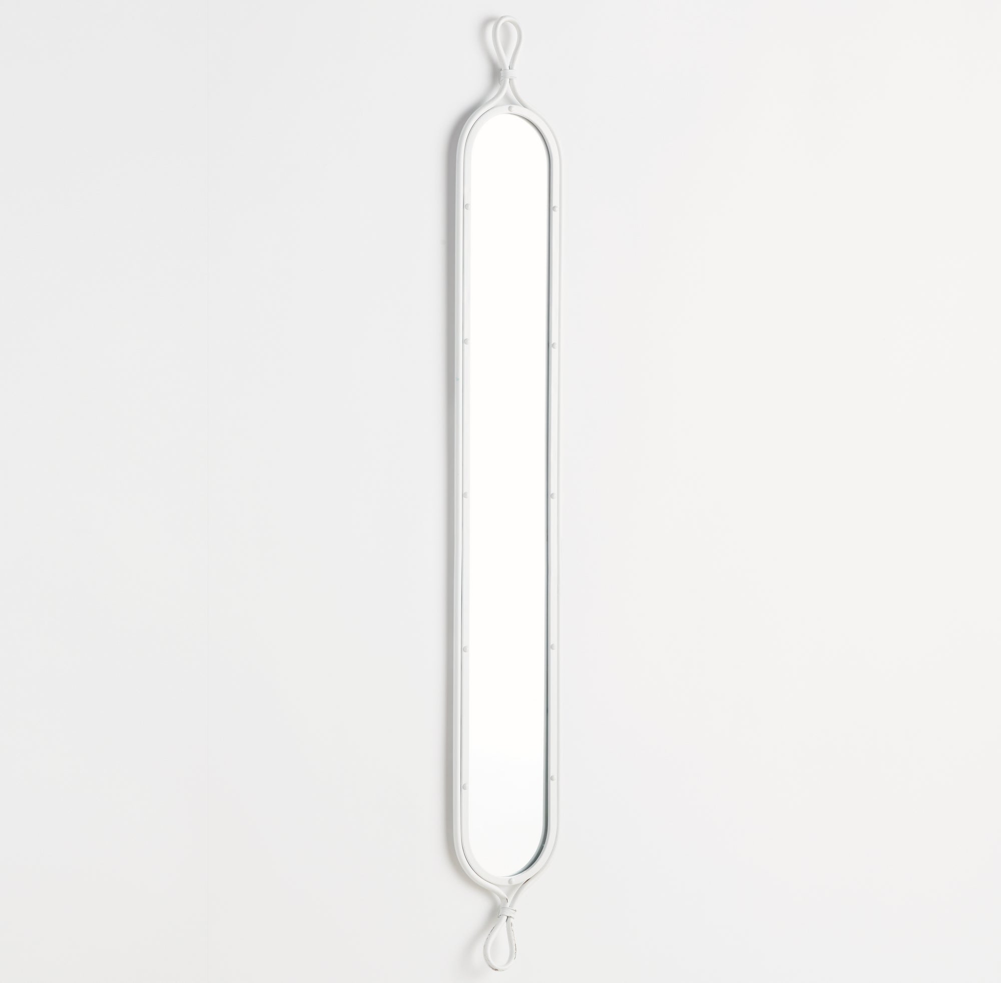 Tall Narrow Mirrors, Set of 2- White