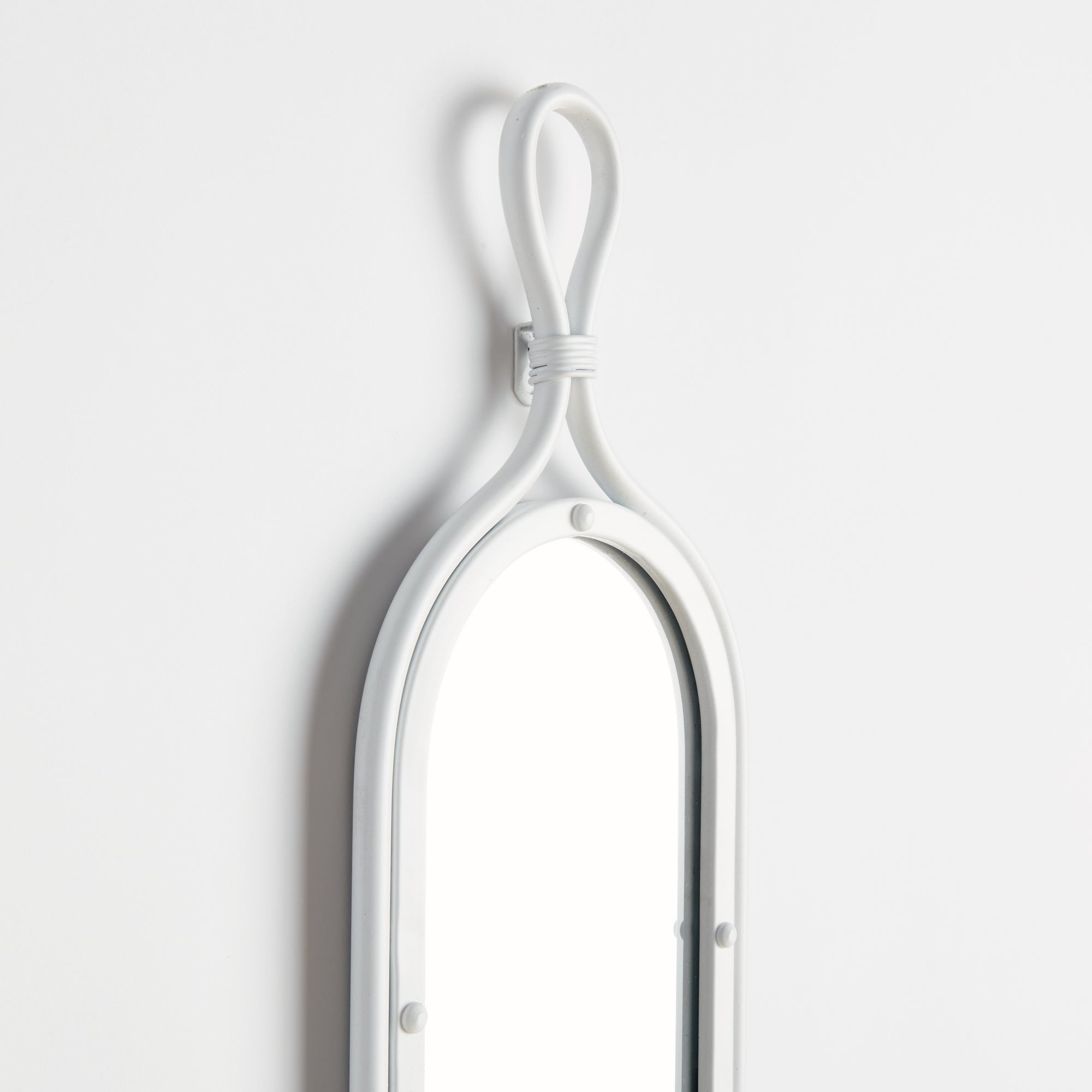 Tall Narrow Mirrors, Set of 2- White