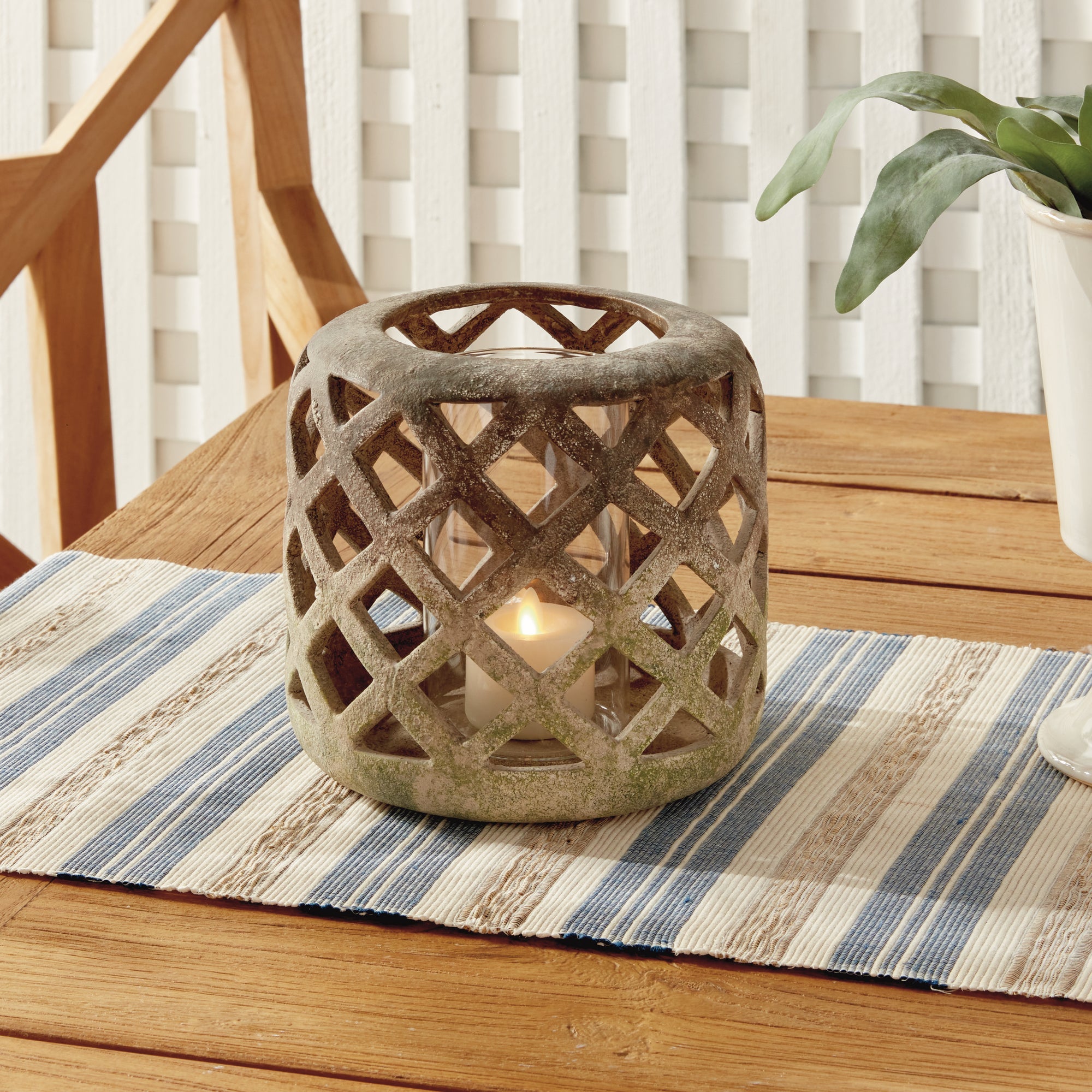 Lucca Hurricane- Moss Terracotta