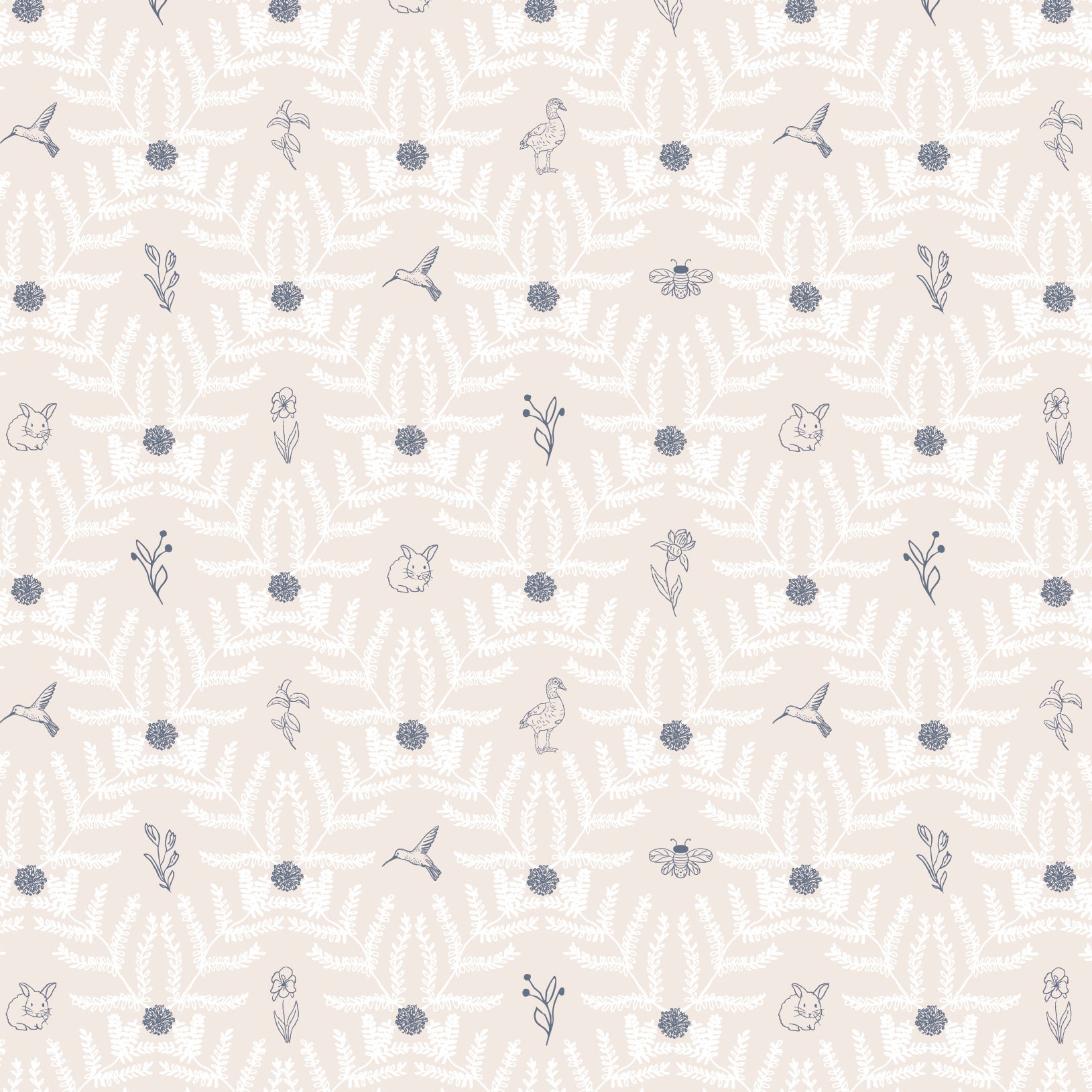 Navie Wallpaper by Hannah Langford Design