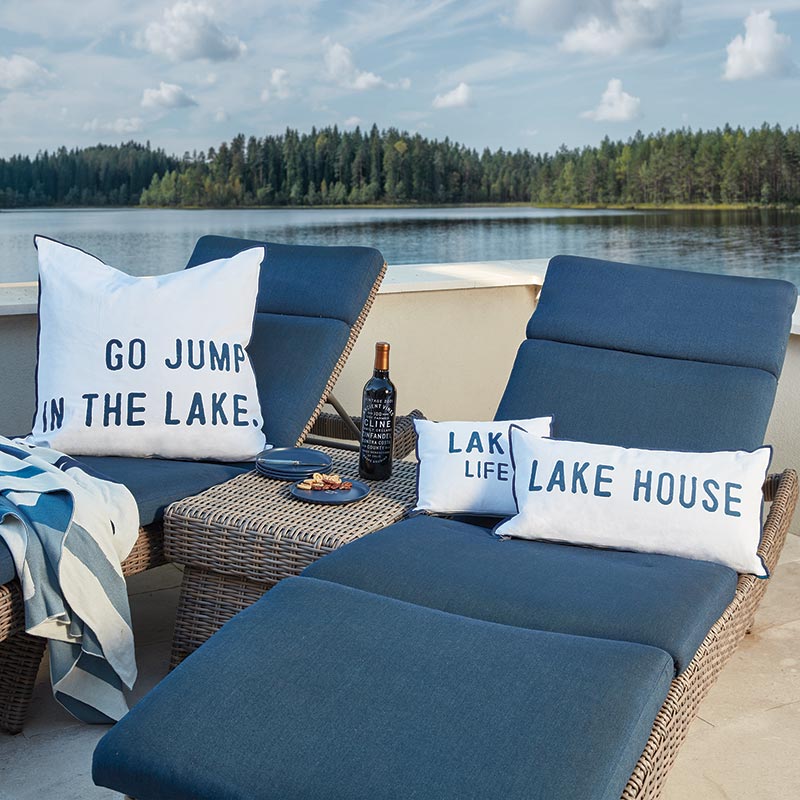 Euro Pillow - Go Jump in the Lake