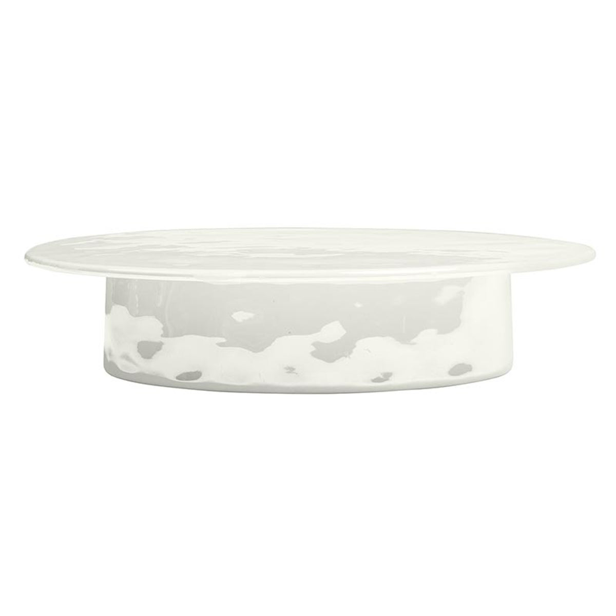 Luster White Ceramic Pedestal