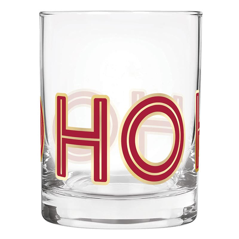 DOF Rocks Glass - Ho Ho Ho