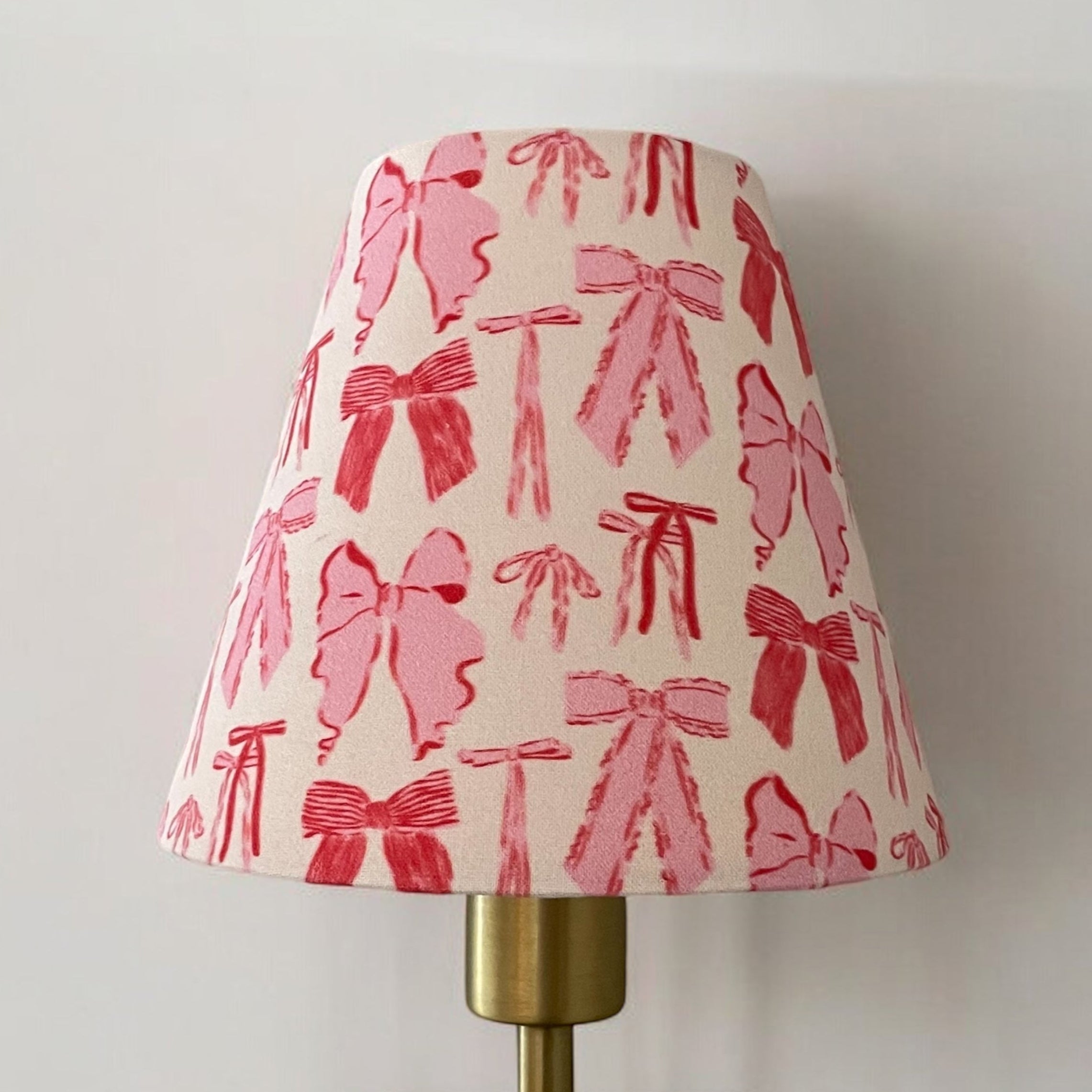 Pink Bow Sconce Shade