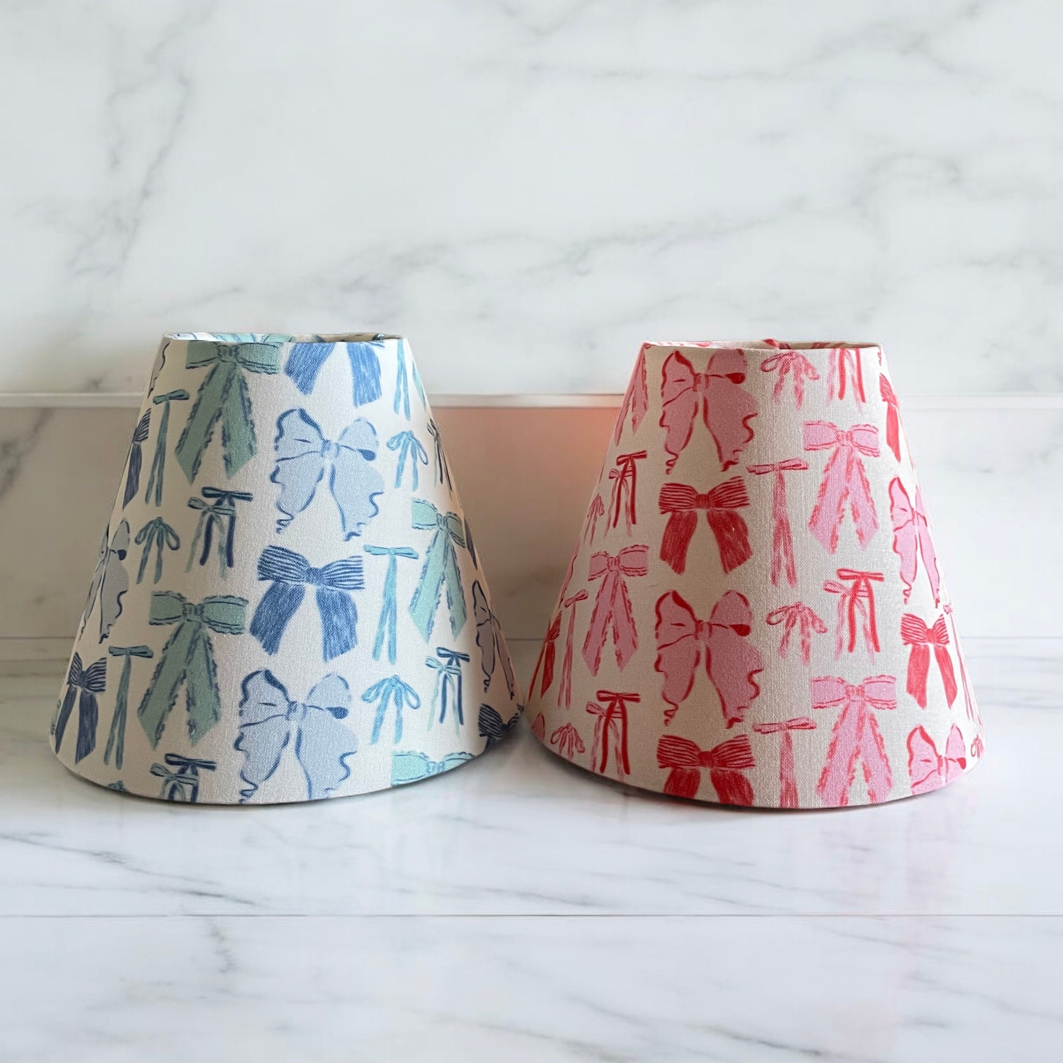 Pink Bow Sconce Shade
