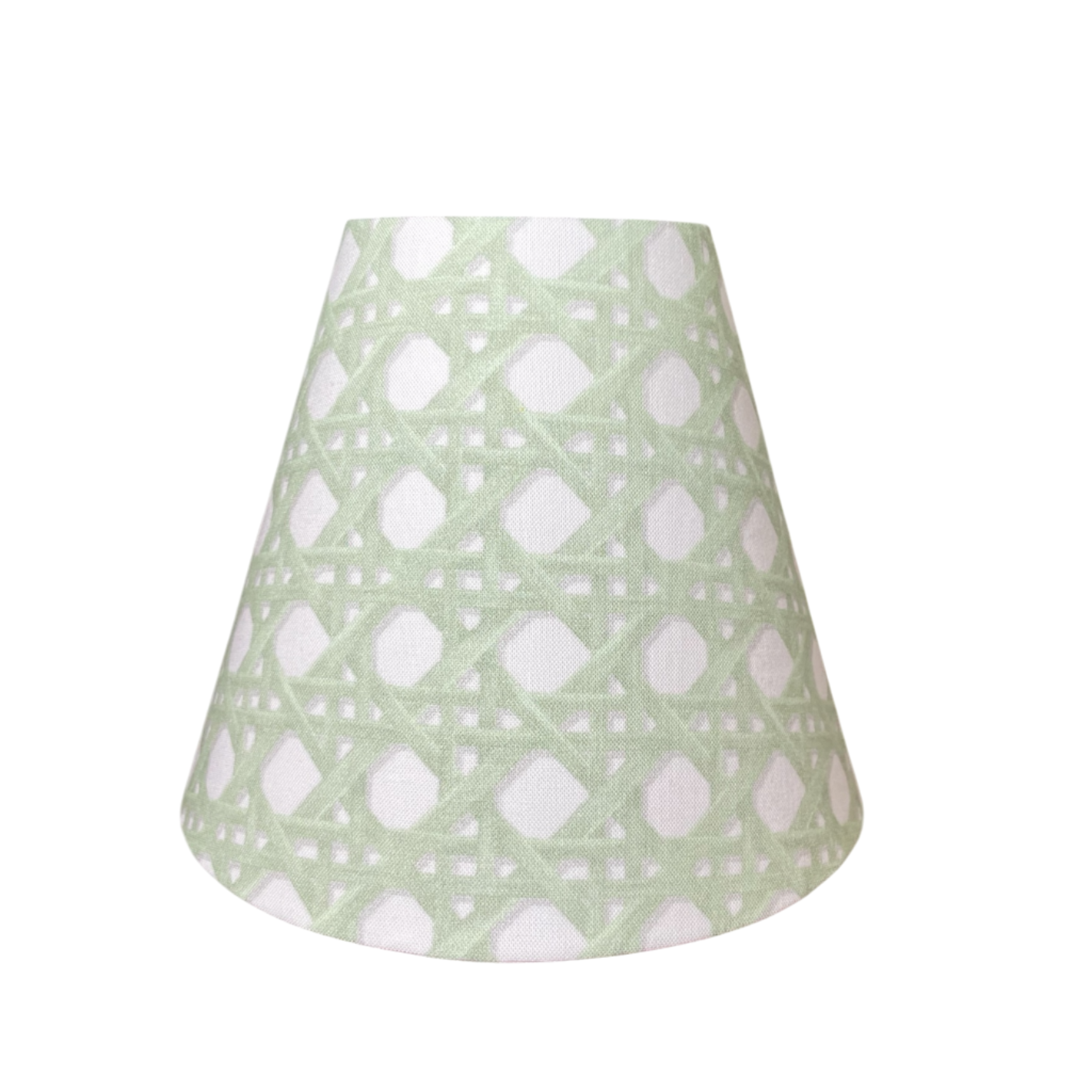 Green Rattan Sconce Shade in Sally