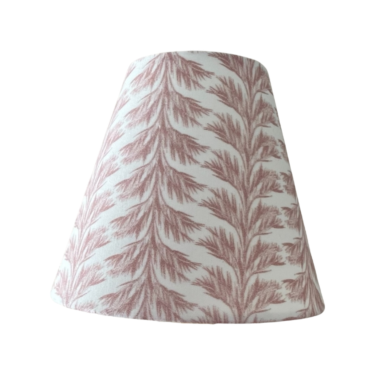 Pink Mauve Sconce Shade in Sabal Stripe