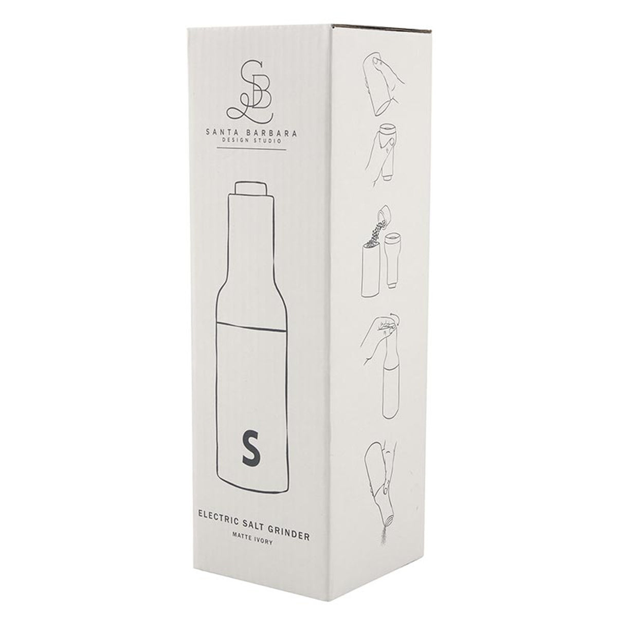 Electric Salt Grinder - Matte Ivory