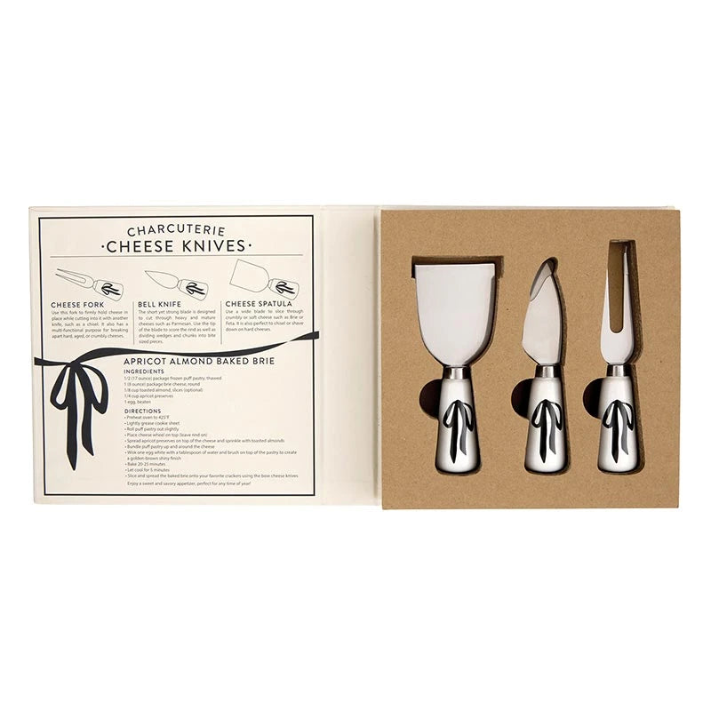 Bow Charcuterie Cheese Knives - Little Christmas