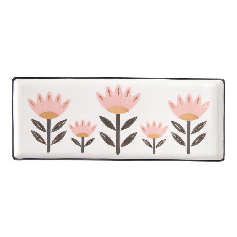 Ceramic Tray - Flowers