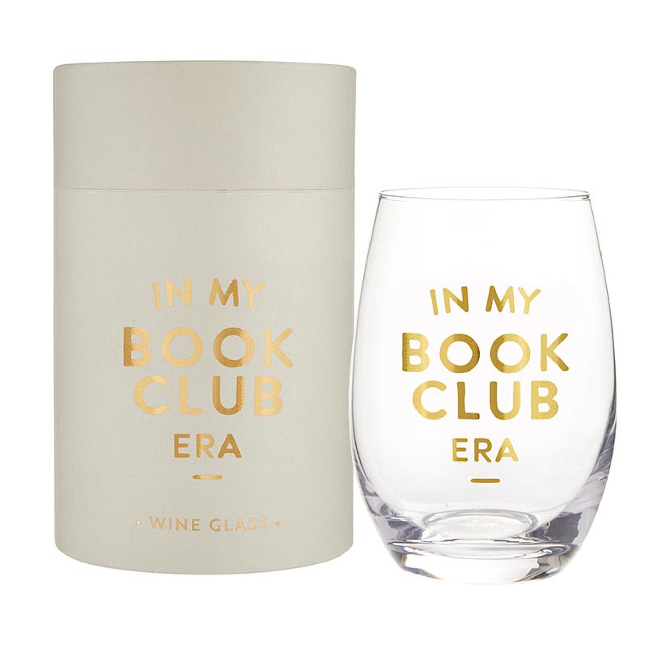 Stemless Wine Glass - In My Book Club Era