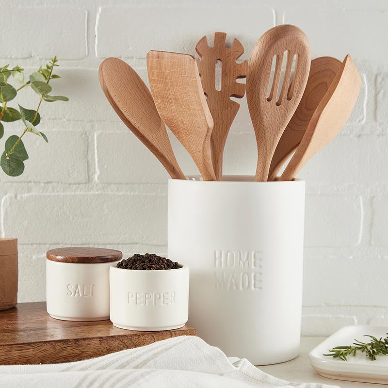 Ceramic Utensil Holder - Home Made