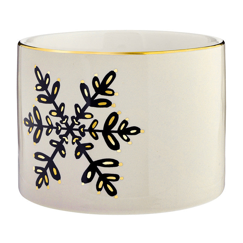 Gold Holiday Dip Bowls Book Box - Ho Ho Ho