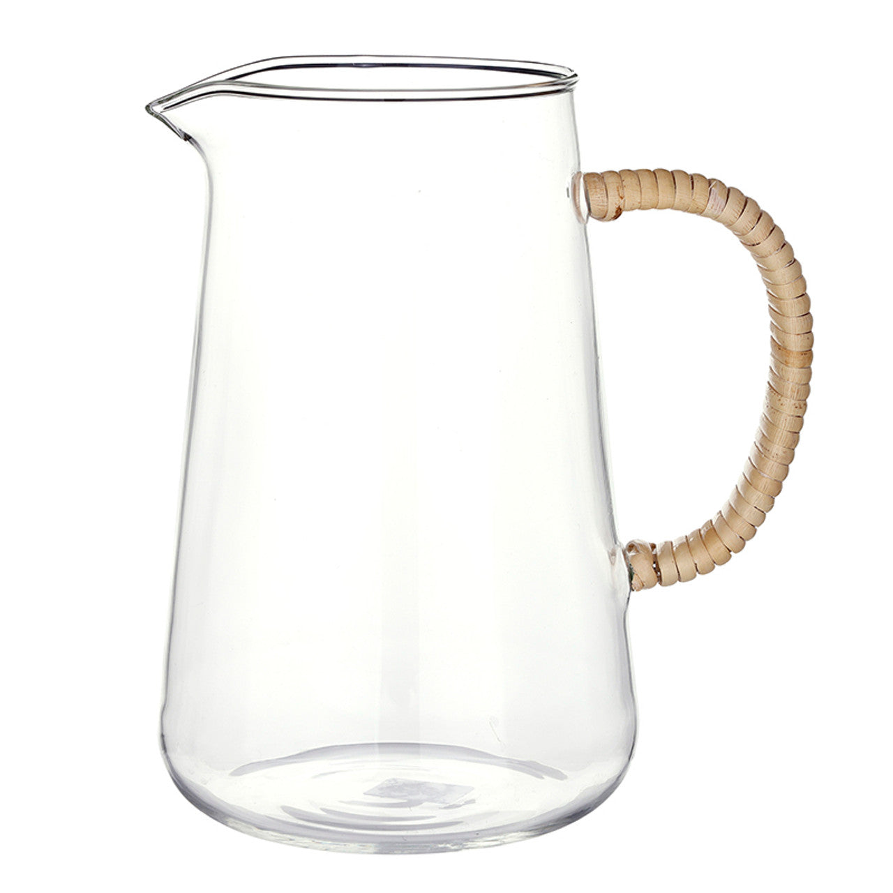 Rattan Handle Pitcher - Tall