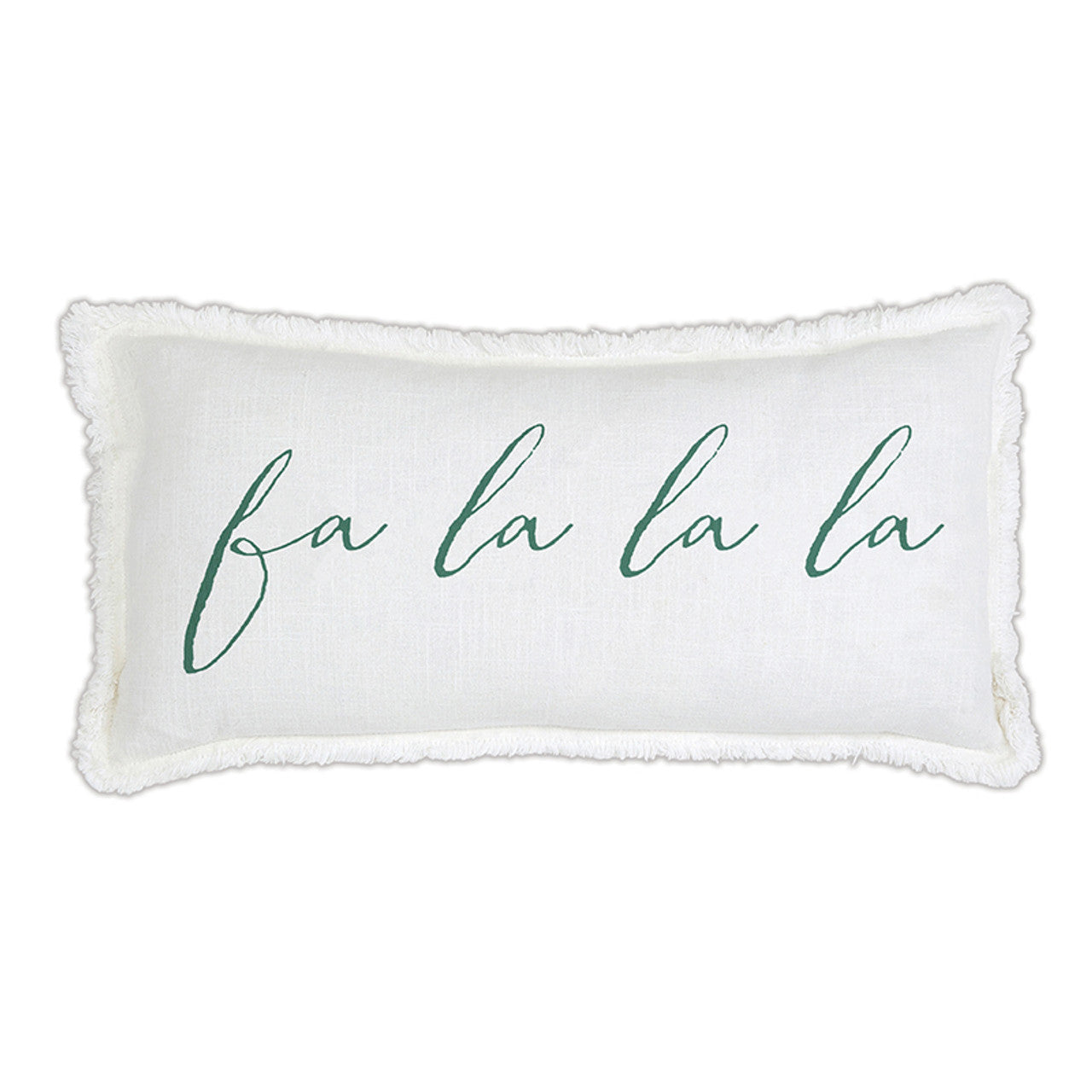 Face to Face Lumbar Pillow - Fa La La La