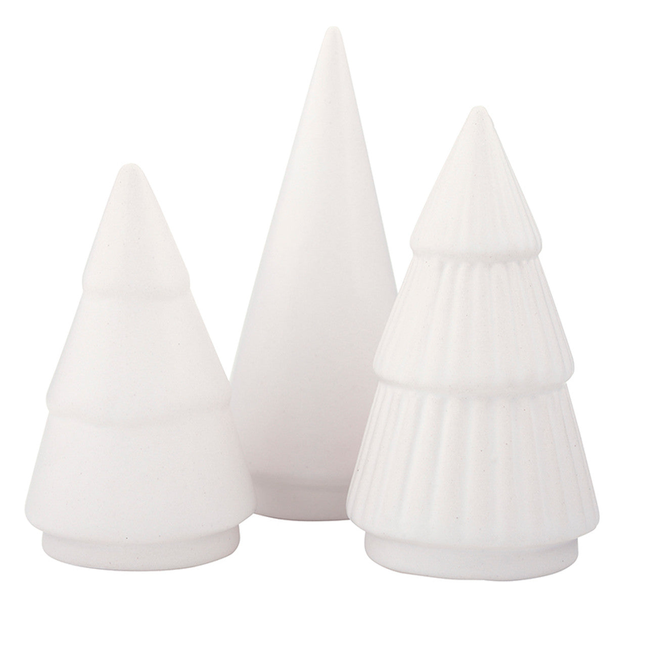 Face to Face Mini Ceramic Trees - Heaven Sing - Set of 3