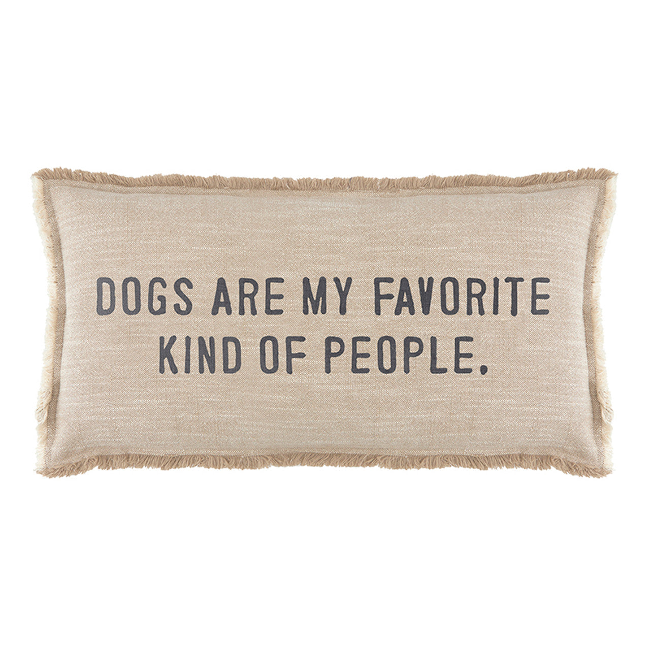 Face to Face Lumbar Pillow - Dogs Are My Favorite