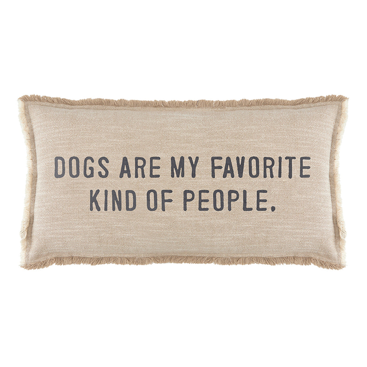 Face to Face Lumbar Pillow - Dogs Are My Favorite