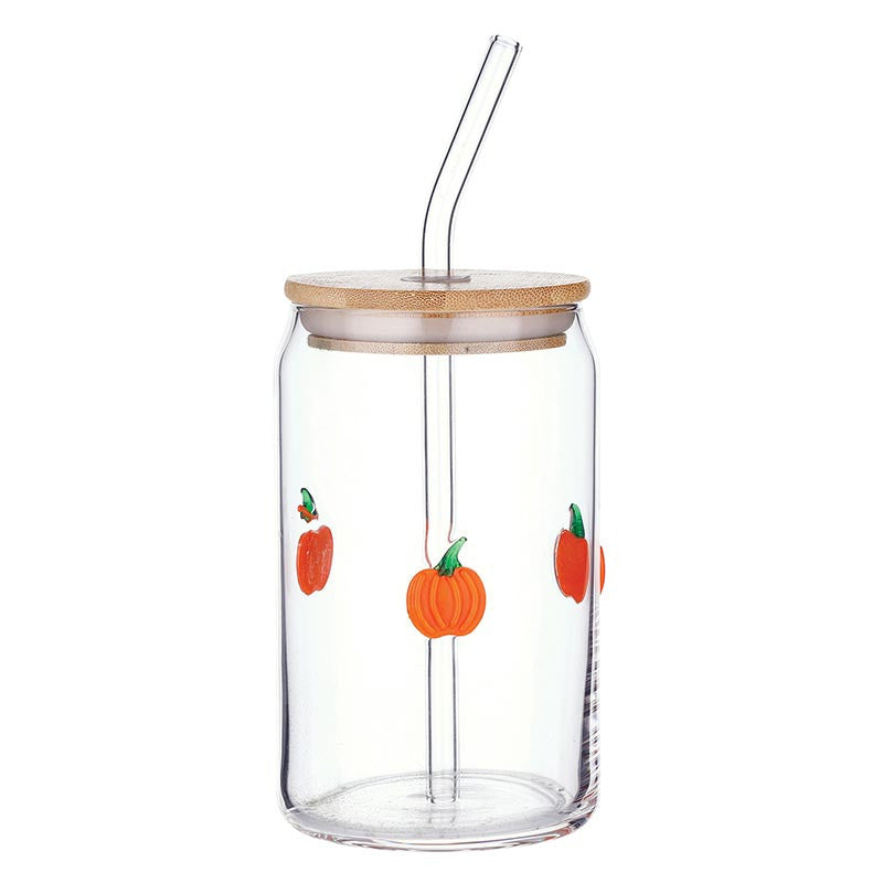 Icon Glass Tumbler - Pumpkin