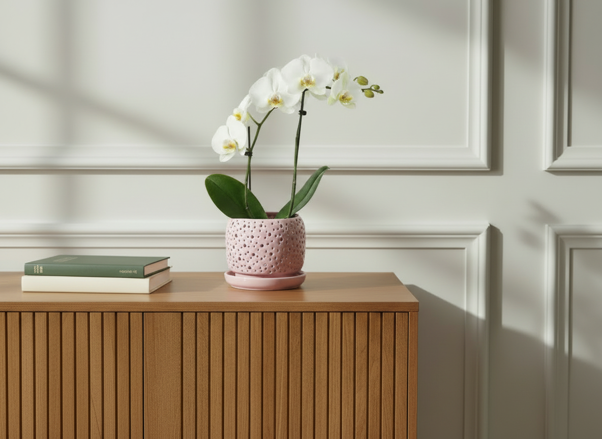 Rain Drop Orchid Planter-Pastel By Plantatorem