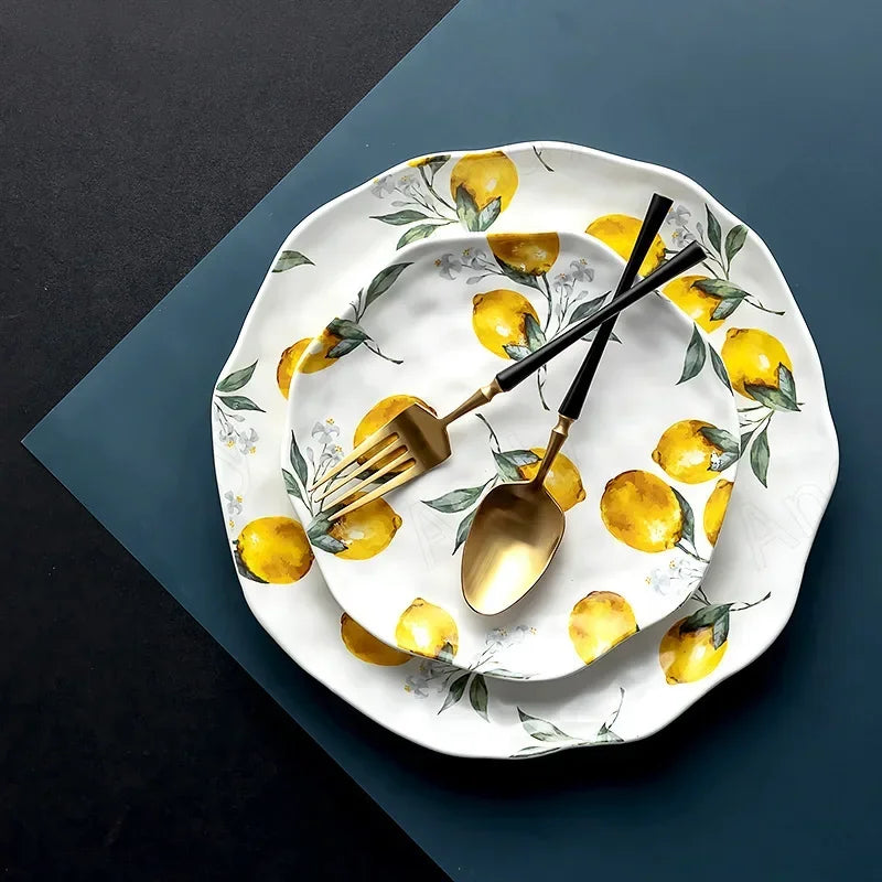 Italian Limoncella Ceramic Plate
