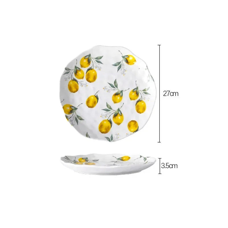 Italian Limoncella Ceramic Plate