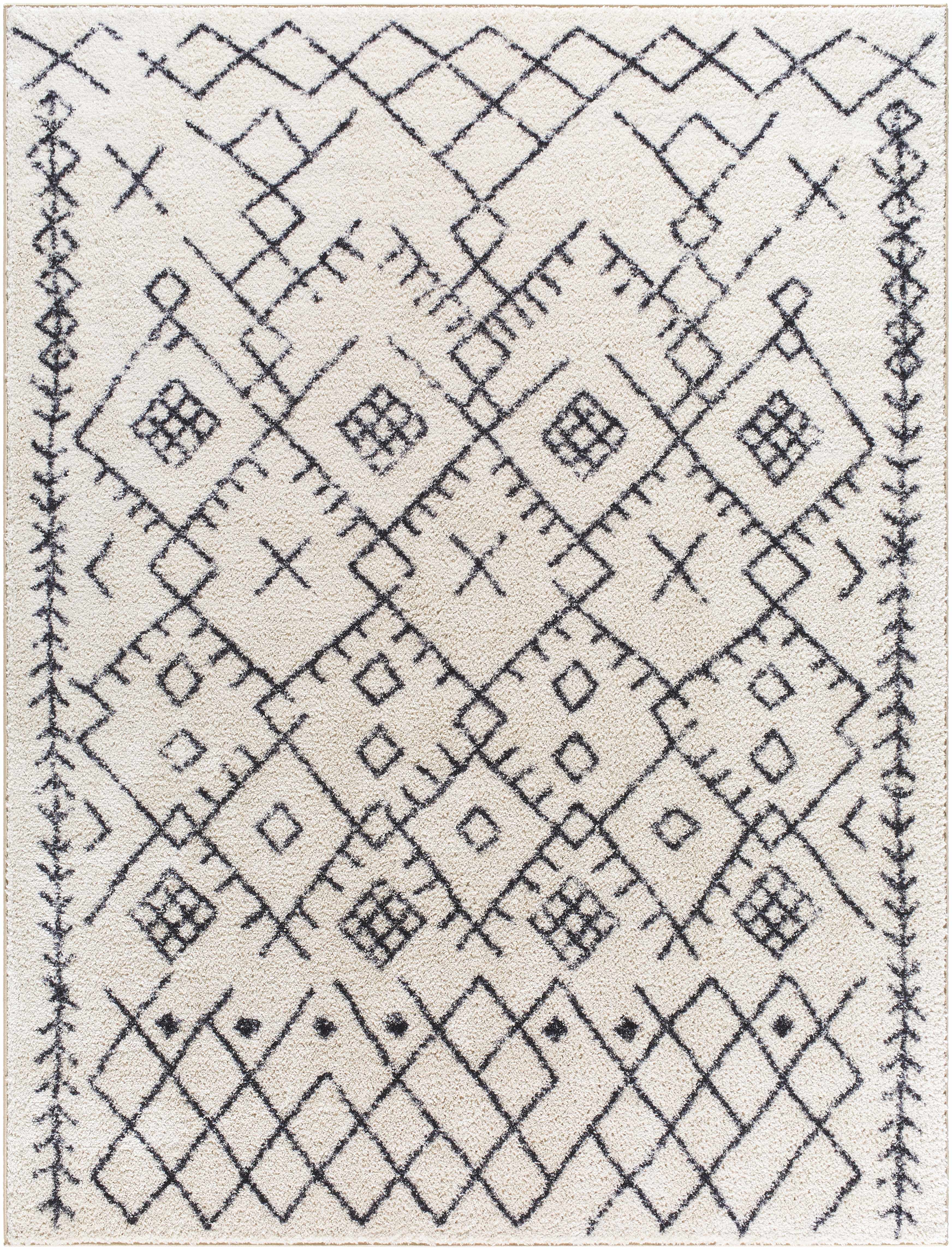 Elyes Beige Washable Area Rug