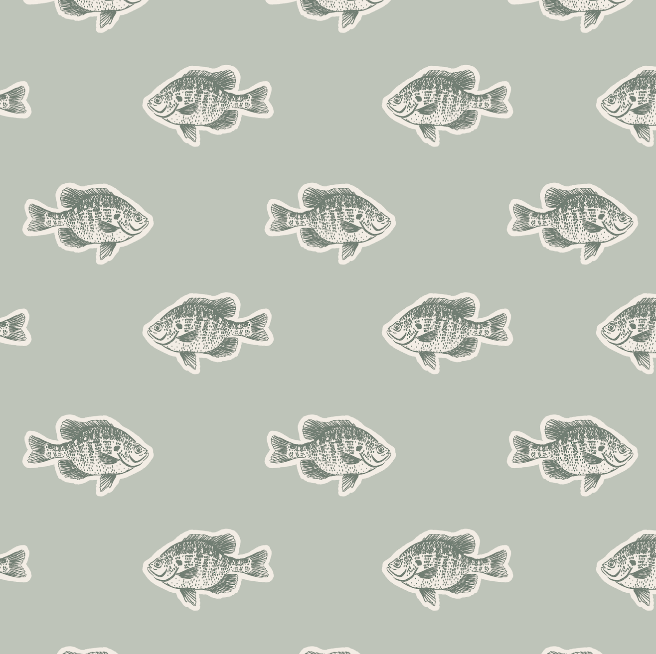 Mahi Wallpaper by Kim Hallquist Designs