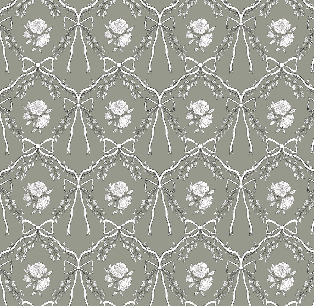 Lysa Wallpaper by Painted Hawk Design