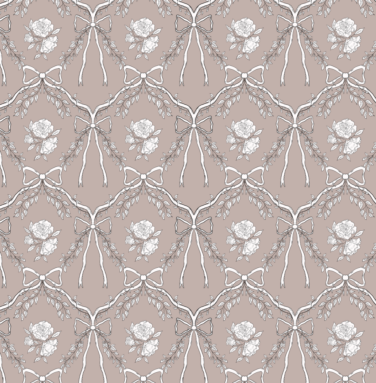 Lysa Wallpaper by Painted Hawk Design