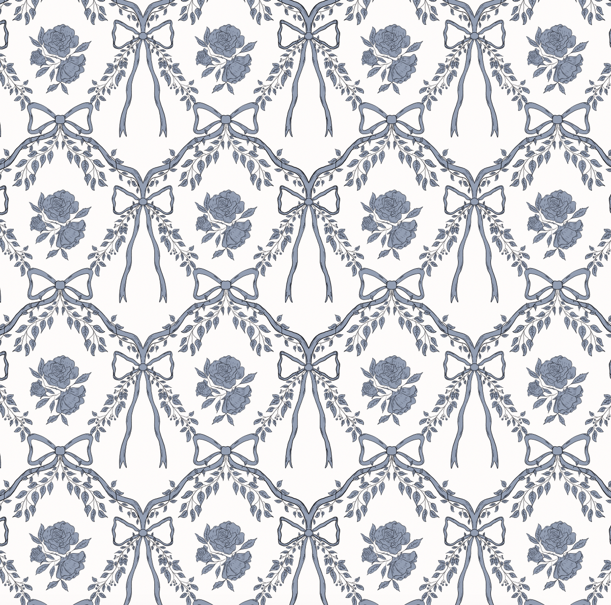 Lysa Wallpaper by Painted Hawk Design