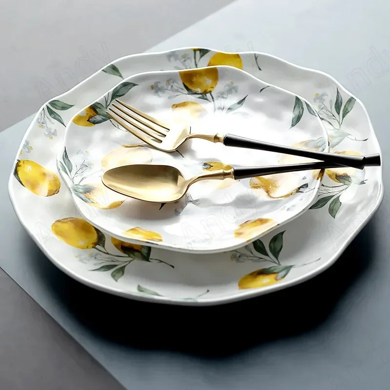 Italian Limoncella Ceramic Plate