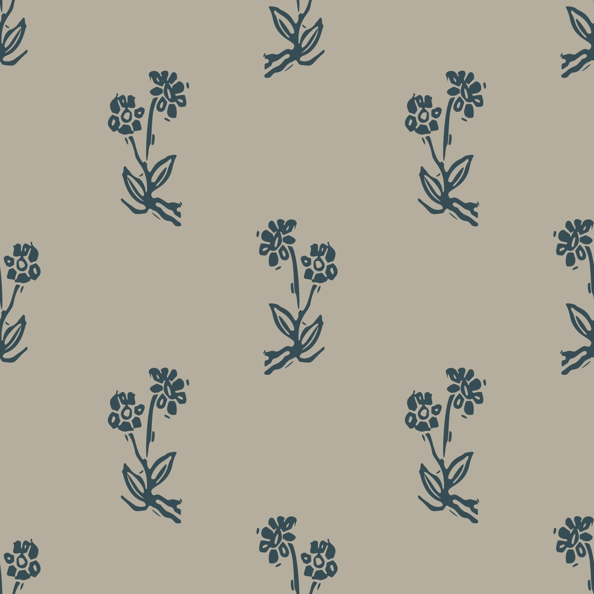 Stamped Flowers
