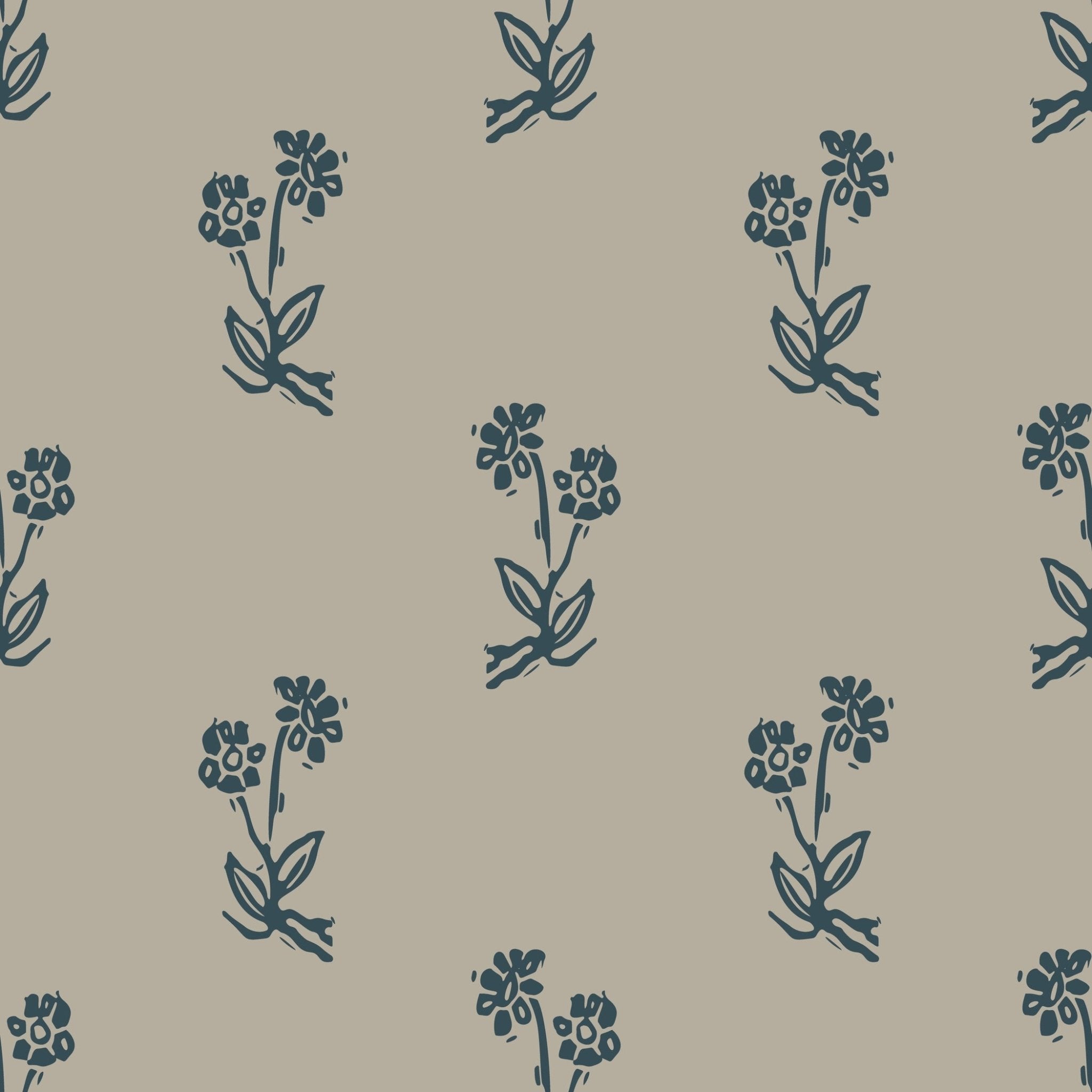 Stamped Flowers
