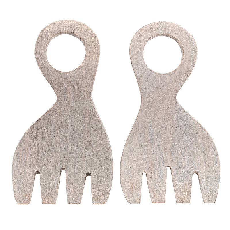 Wood Salad Serving Set