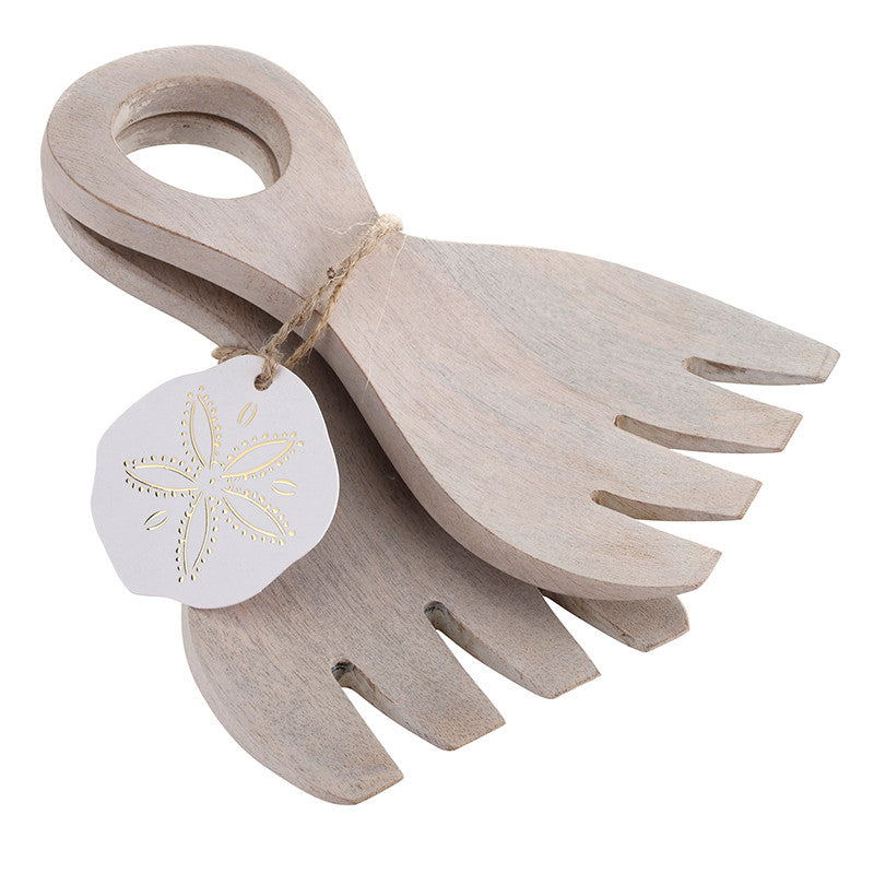 Wood Salad Serving Set