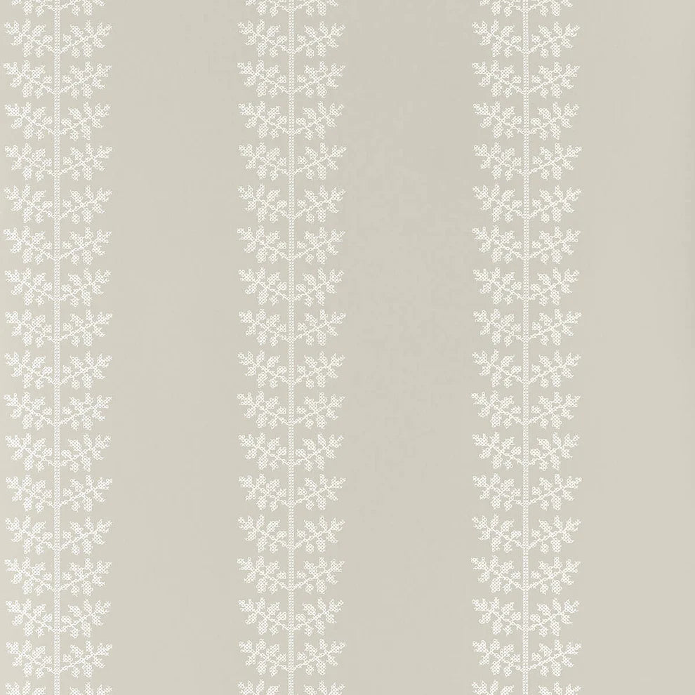 Thibaut Boxwood Amble Wallpaper - Flax