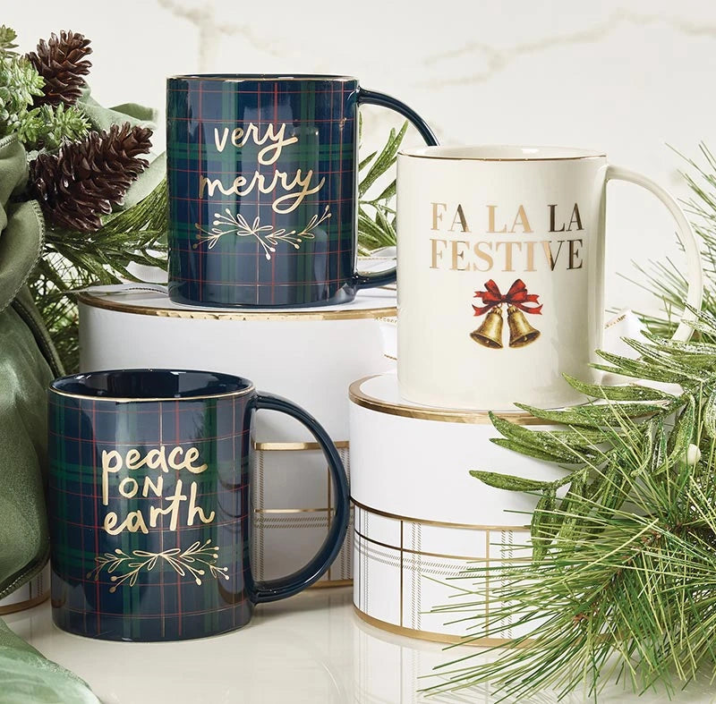 Wide Handle Mug - Peace on Earth