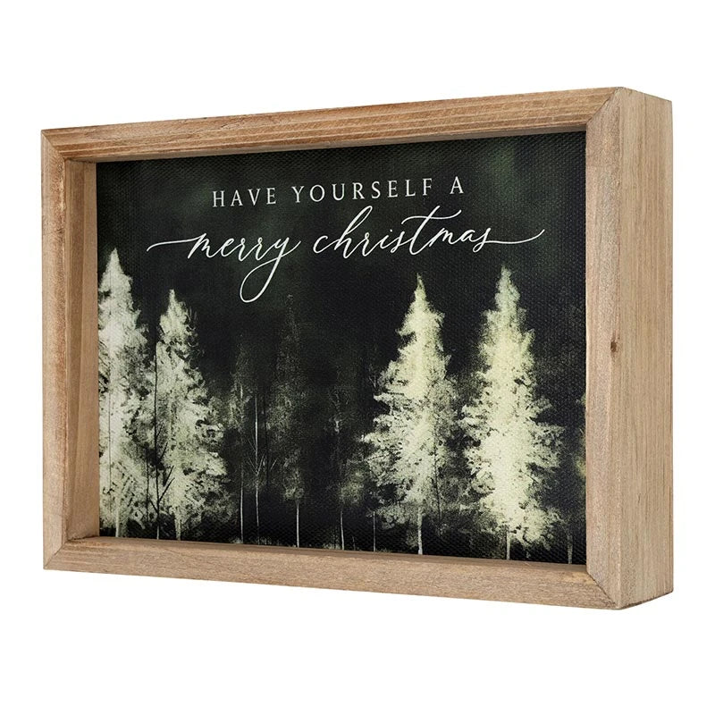 Evergreen Christmas Framed Print - Have Yourself