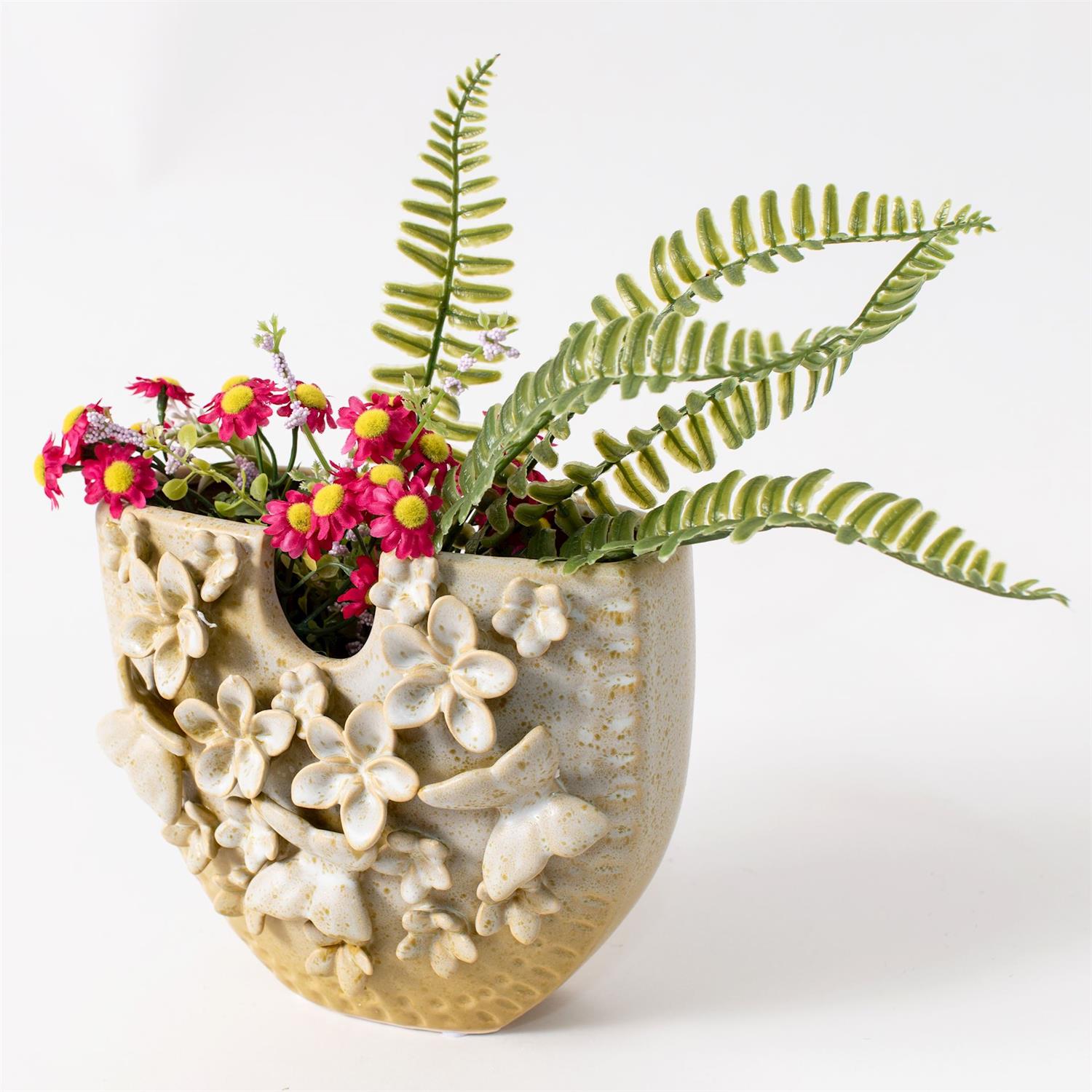 Vase - Applied Butterfly Design