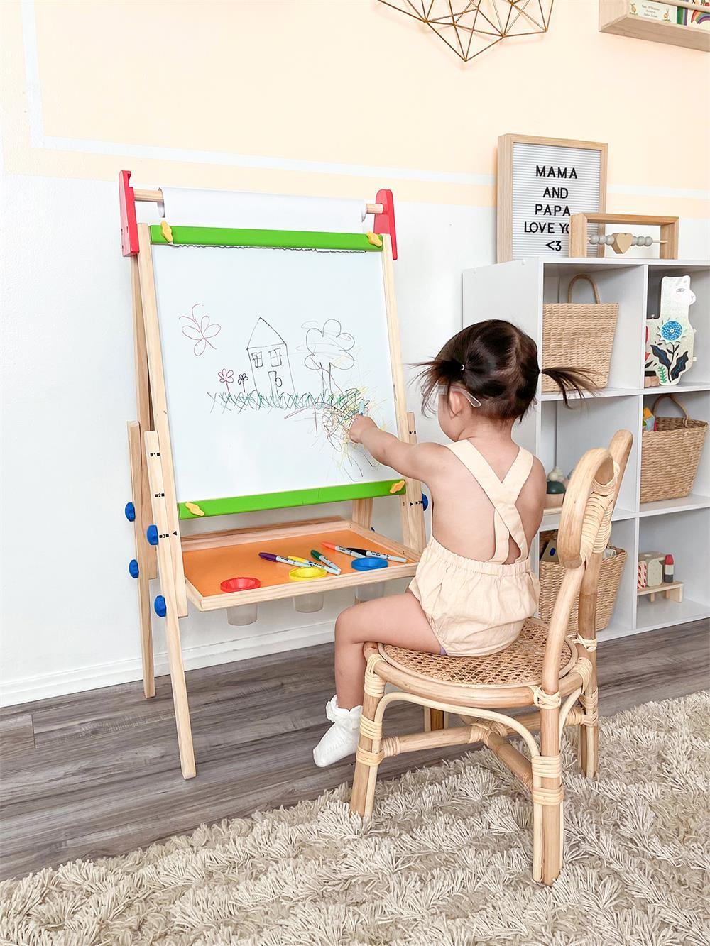 Tiny Land® 3-in-1 Art Easel & Paper Roll Set