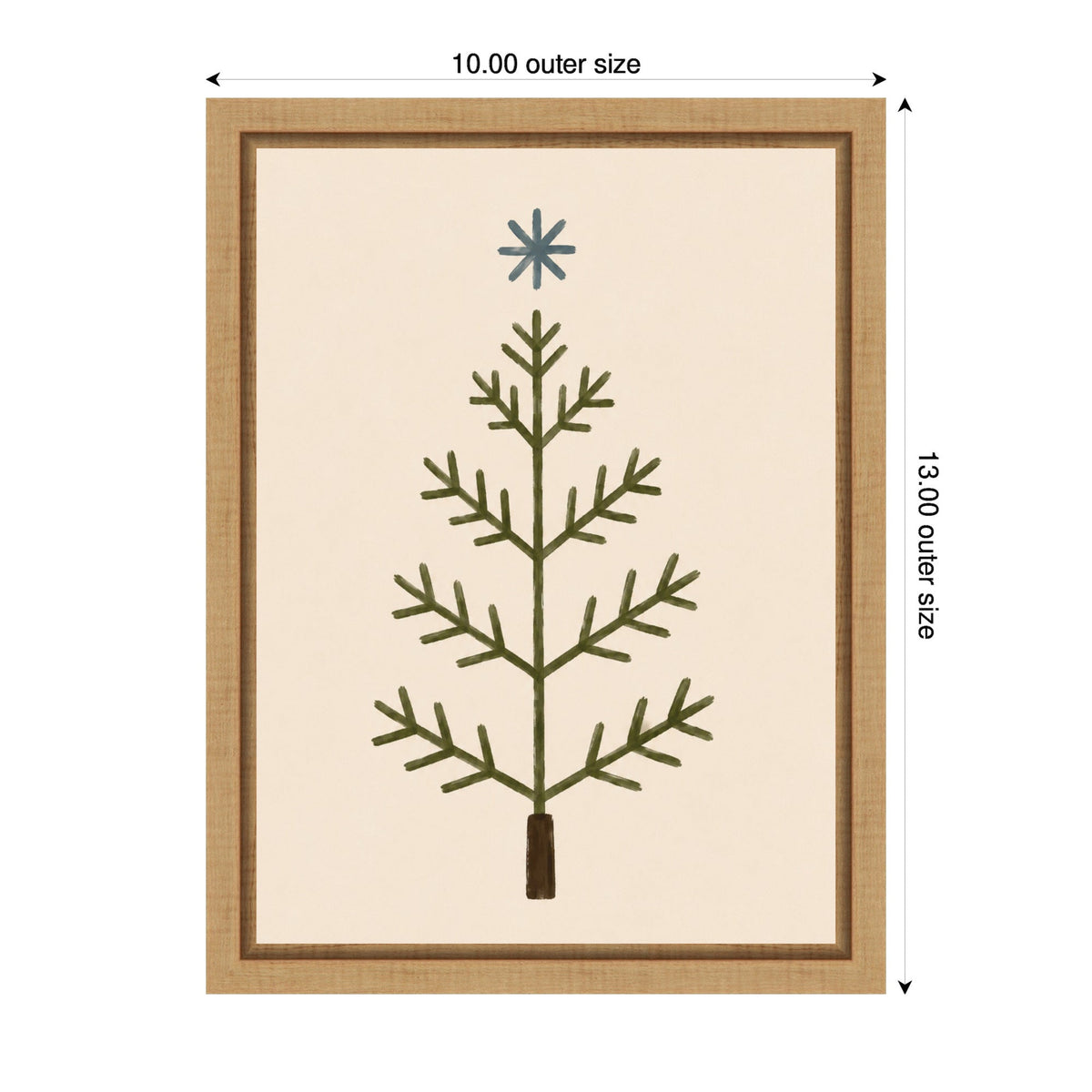 Scandinavian Tree by Laura Moss Framed Canvas Wall Art Print